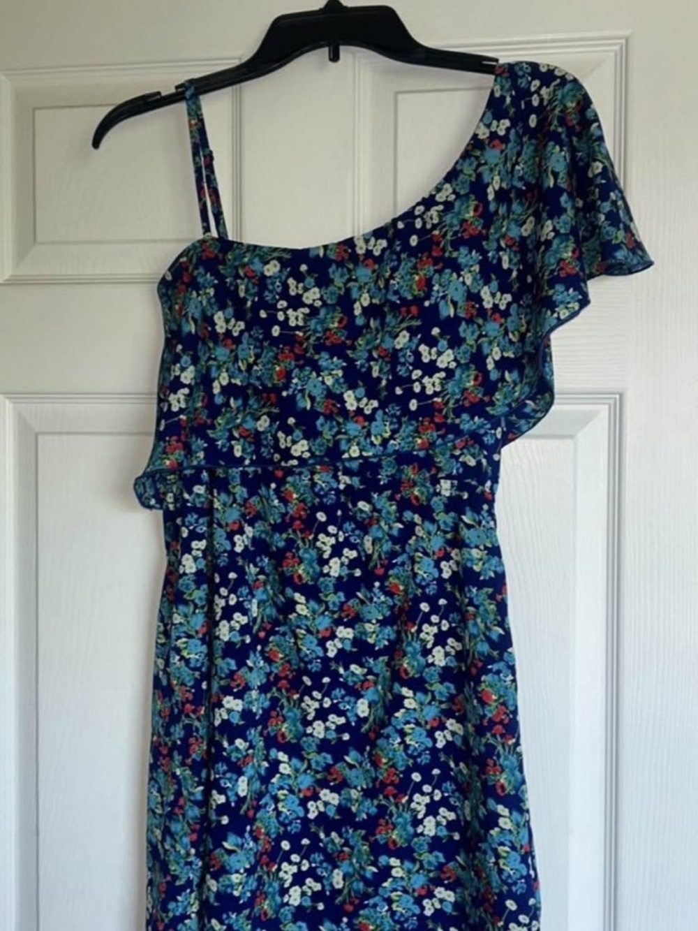 One-Shoulder Floral Sundress